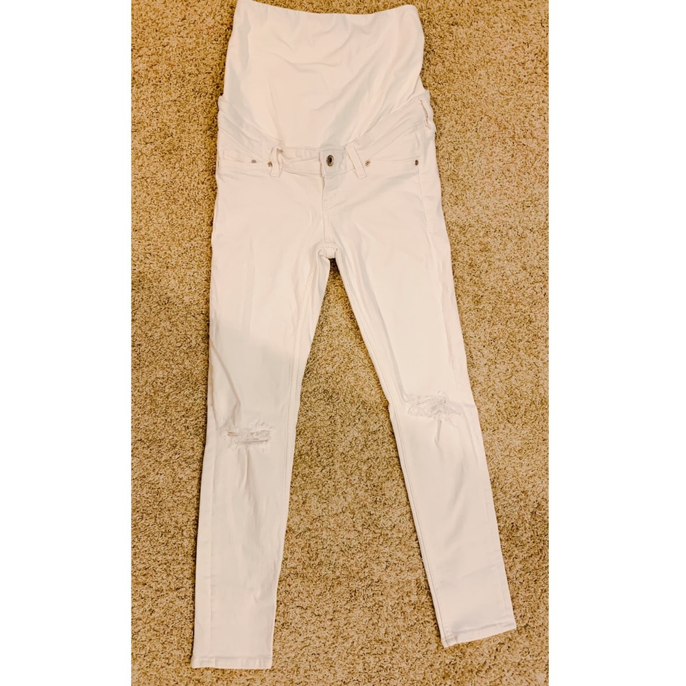 H&M white jeans